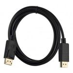 Donji DP-180 Displayport kábel, 1.8 méter, fekete fotó