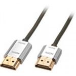 LINDY HDMI Csatlakozókábel [1x HDMI dugó - 1x HDMI dugó] 4.50 m Szürke (41676) fotó