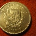 Falkland-szigetek hatalmas nikkel korona /50 pence/ 1977 UNC 38.61 mm fotó