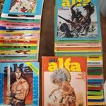 50 DB ALFA MAGAZIN 1978-1987 fotó