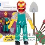 12-14cm-es The Simpsons / Simson Család figura - Groundkeeper Willie figura alátehető lapáttal, skót fotó