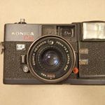 KONICA C 35 FÉNYKÉPEZŐGÉP HEXANON 38 MM OBJEKTÍVVEL RETRO RÉGI FILMES fotó