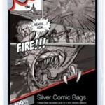 Silver Size Ultra PRO képregény fólia - 100db 184x266mm Comic Bags védőfólia csomag - Amerikai UP má fotó