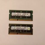 Samsung 8gb /2x4gb/ DDR3 1600 MHz / Laptop memória Az ár 2 darabra szól fotó