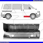 VW TRANSPORTER T4 1990.09-2003.03 /70/ Fellépő lemez jobb, belső küszöbbel (javítólemez... fotó