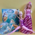 MATTEL BARBIE BABÁK / SZETT + DISNEY MESEKÖNYV CD MELLÉKLETTEL fotó