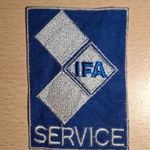 IFA Service felvarró jelzés fotó