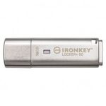 Pen Drive 16GB Kingston Ironkey Locker+ 50 USB 3.2 ezüst (IKLP50/16GB) (IKLP50/16GB) fotó