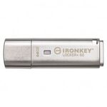 Pen Drive 64GB Kingston Ironkey Locker+ 50 USB 3.2 ezüst (IKLP50/64GB) (IKLP50/64GB) fotó