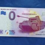 FRANCIAORSZÁG 0 EURO 2024 BLINDÉS HÁBORÚS MÚZEUM PÁRDUC TANK! RITKA EMLÉK PAPÍRPÉNZ! UNC! fotó