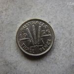 EZÜST AUSZTRÁL 3 PENCE, 1956. 1 DB. 1, 41 GR. fotó