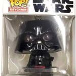 3cmes Funko POP figura - Darth Vader figura kulcstartóval - nagyfejű Pocket POP Keychain Csillagok H fotó