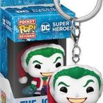 3cmes Funko POP Pocket - Batman: Joker figura - nagyfejű Holiday Télapó / Santa Joker DC Comics / Ig fotó