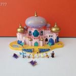 Eredeti Bluebird 1998 Polly Pocket Disney Aladdin vintage Jasmine Royal Palace ház figurákkal EXTRA fotó