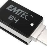 Emtec 64GB T260B Mobile & Go micro-USB USB2.0 Black ECMMD64GT262B Kiegészítő, Kellék USB Flash RAM fotó