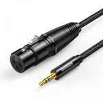 UGREEN AV182 XLR anya- jack apa, 3.5mm, kábel, 2m, fekete (20244) (U20244) fotó