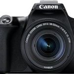 Canon EOS 250 D Digitális tükörreflexes fényképezőgép EF-S 18-55 mm IS 25.80 Megapixel Fekete 4k ... fotó