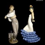 FLAMENCO TÁNCOS PÁR ... LLADRO NAO PORCELÁN SZOBOR 2 DB PÁRBAN EGYBEN X ! fotó