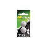 GP 3V CR Lithium gombelem CR2025 (2db/blister) (GPCR2025-BL2) (GPCR2025-BL2) fotó