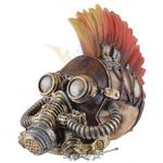 Steampunk Koponya - Fury Max gázmaszkkal. 839-2710. koponya figura fotó