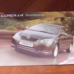 Toyota Corolla Kombi Verso 4 db prospektusa. Prospektus szett 516 fotó