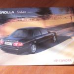 Toyota Corolla 4 db prospektusa. Prospektus szett 517 fotó