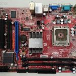 MSI G31TM-P21 kifogástalan LGA 775-ös alaplap. fotó