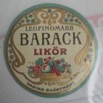 Italos címke Legfinomabb Barack likőr fotó