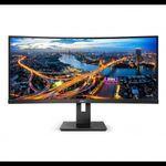 34" Philips 345B1C/00 ívelt LCD monitor fekete (345B1C/00) fotó