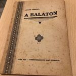 Jakab Ferenc: A Balaton. Győr, 1933, Győregyházmegyei Alap Nyomdája fotó