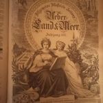 5 KÖTETNYI NÉMET NYELVŰ FOLYÓIRAT, ÚJSÁG AZ 1860-AS, 70-ES ÉVEKBŐL fotó