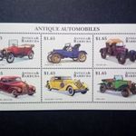 Anitgua-Barbuda - 1998 - Veterán autók; Mercedes, Rover, Opel - sor [Autók!] fotó