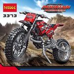 LEGO-DECOOL 3373 2 In 1 Motor Cross Bike Technic Compatible LEGO 42007 fotó