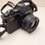 MAMIYA ZE FÉNYKÉPEZŐGÉP MAMIYA SECOR E 50 MM OBJEKTÍVVEL RETRO RÉGI FILMES fotó