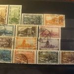 Saar 1926 pecsételt sor MI 108-121 kat.ár 25 euro /leírás/ fotó