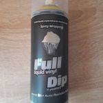 Új Full Dip matt Sárga folyékony fólia spray 400ml eladó! fotó