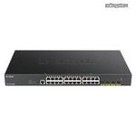 D-link 24-port Gigabit PoE Smart Managed Switch with 4x 10G SFP+ ports, 370Watts fotó