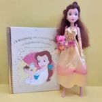 HASBRO BELLE BARBIE BABA + DISNEY MESEKÖNYV fotó