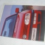 VW Golf prospektus1994-ből. fotó