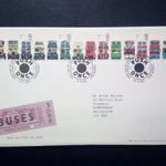 Nagy-Britannia - 2001 - Emeletes busz történelem - futott FDC [Autók!] fotó