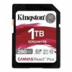 Kingston Technology Canvas React Plus 1 TB SDXC UHS-II Class 10 memóriakártya - KINGSTON fotó