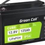 Green Cell CUBE LiFePO4 125Ah 12.8V 1600Wh lítium-vas-foszfát akkumulátor lakóautókhoz, napelemes re fotó