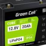 Green Cell CUBE LiFePO4 20Ah 12, 8V 256Wh lítium-vas-foszfát akkumulátor traktorokhoz, fűnyírókhoz, e fotó