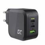 Green Cell GC PowerGaN 65 W töltő (2x USB-C tápellátás, 1x USB-A kompatibilis a Quick Charge 3.0-val fotó