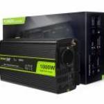 Green Cell Autós Inverter 24V-ról 230V-ra (feszültség növelő) 1000W/2000W, Tiszta szinuszhullám INV1 fotó