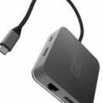 Dokkoló Állomás HUB HUB USB-C 6w1 (USB 3.0 HDMI Ethernet USB-C) Apple MacBook, Dell XPS, Asus ZenBoo fotó