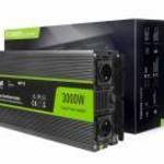 Green Cell Autós Inverter 12V-ról 230V-ra (feszültség növelő) 3000W/6000W, Tiszta szinuszhullám INV1 fotó