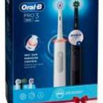 Oral-B Pro 3 Felnőtt Forgó fogkefe Fekete, Fehér - Braun fotó