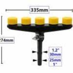 Szórófej kerti öntözéshez, 3-6 fejű fotó