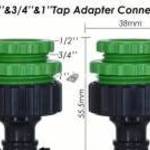 Univerzális 1/2 és 3/4 és 1 csapadapter csatlakozó fotó